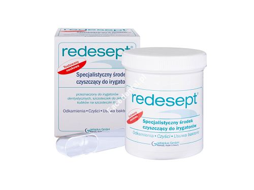 REDESEPT 150g - środek do czyszczenia oraz usuwania kamienia z irygatorów