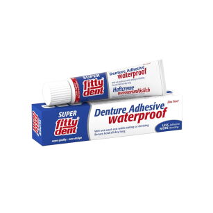 FITTYDENT - supermocny wodoodporny klej do mocowania protez zębowych 40g